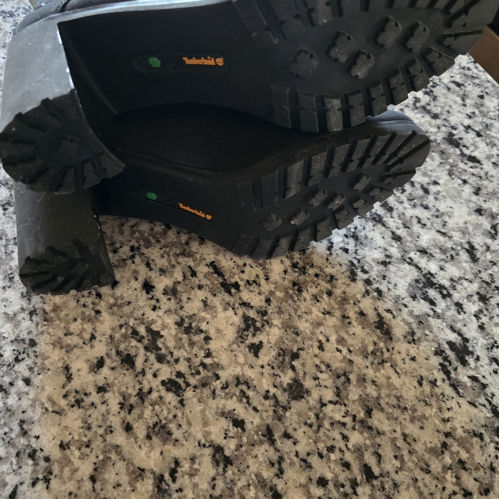 Timberland Black Rugged Sole Boots